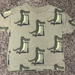 Garanimals Green Alligator Print outfit